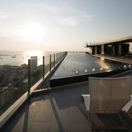 The Base Condo Center Of Pattaya Rooftop Swimming Pool Ngoại thất bức ảnh